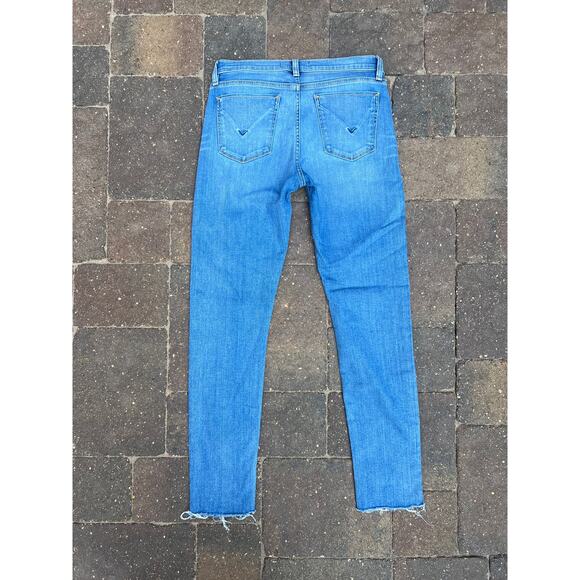 Hudson Mid rise frayed skinny jeans size 28 x29.5" - Picture 5 of 5